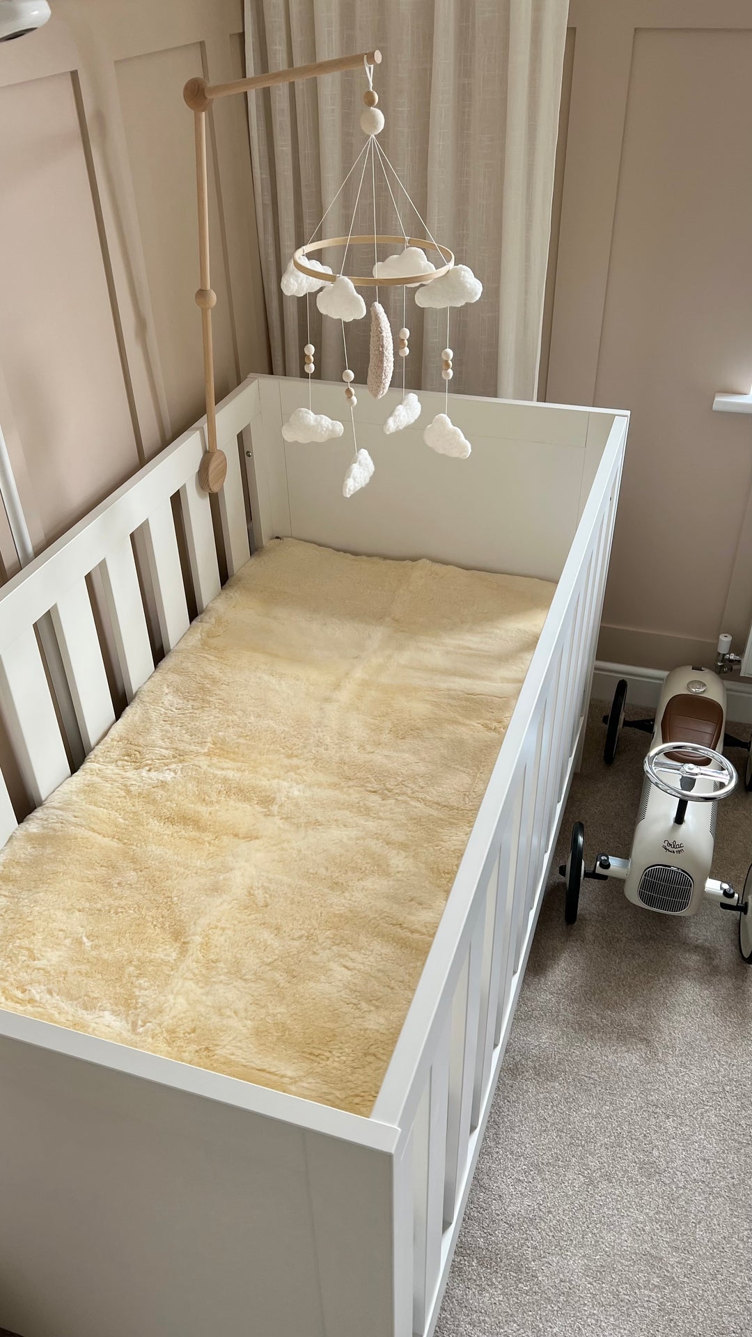 cot topper mattress cover sheepskin for breathability