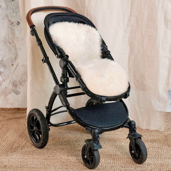 Sheepskin buggy liner milk long in the pickle bubba buggy