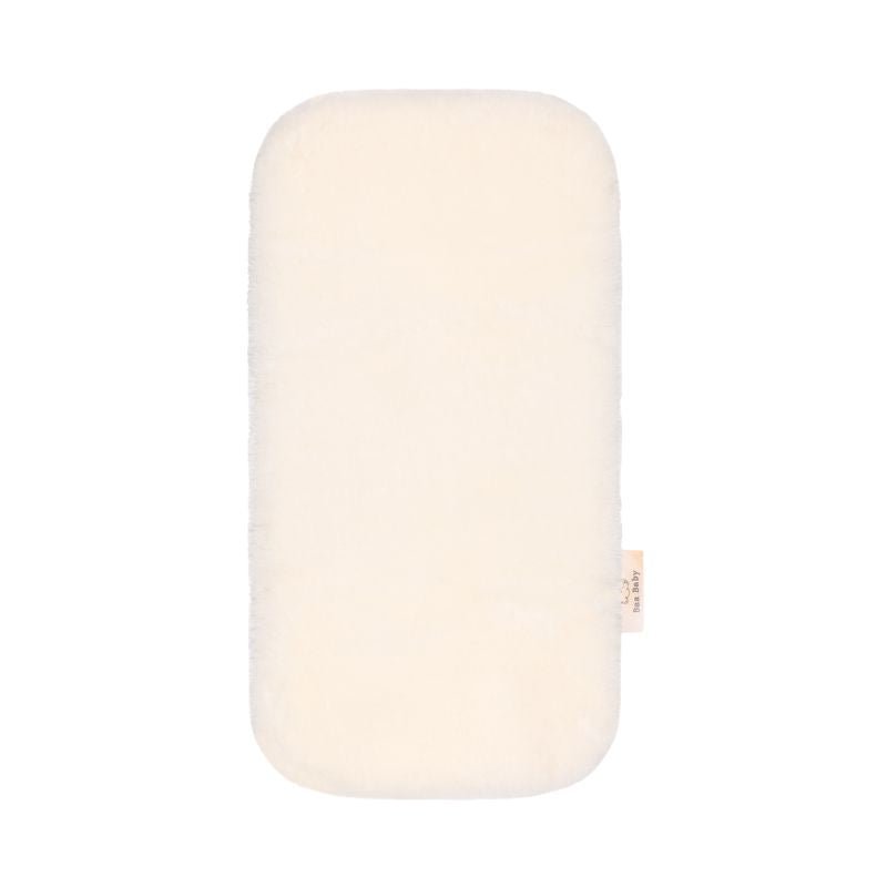 Baa Baby bassinet liner in a creamy milk colour