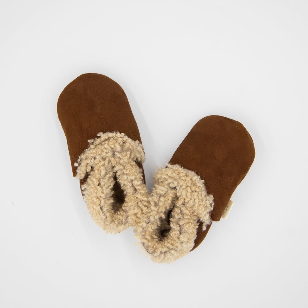 Soft Sheepskin Booties for Baby