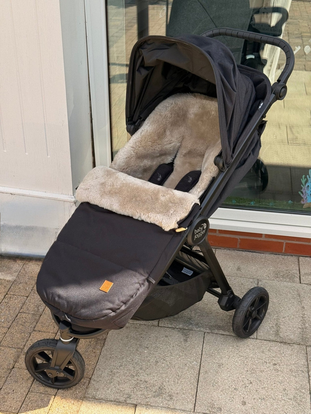 Sheepskin Footmuff for the Baby Jogger Pram