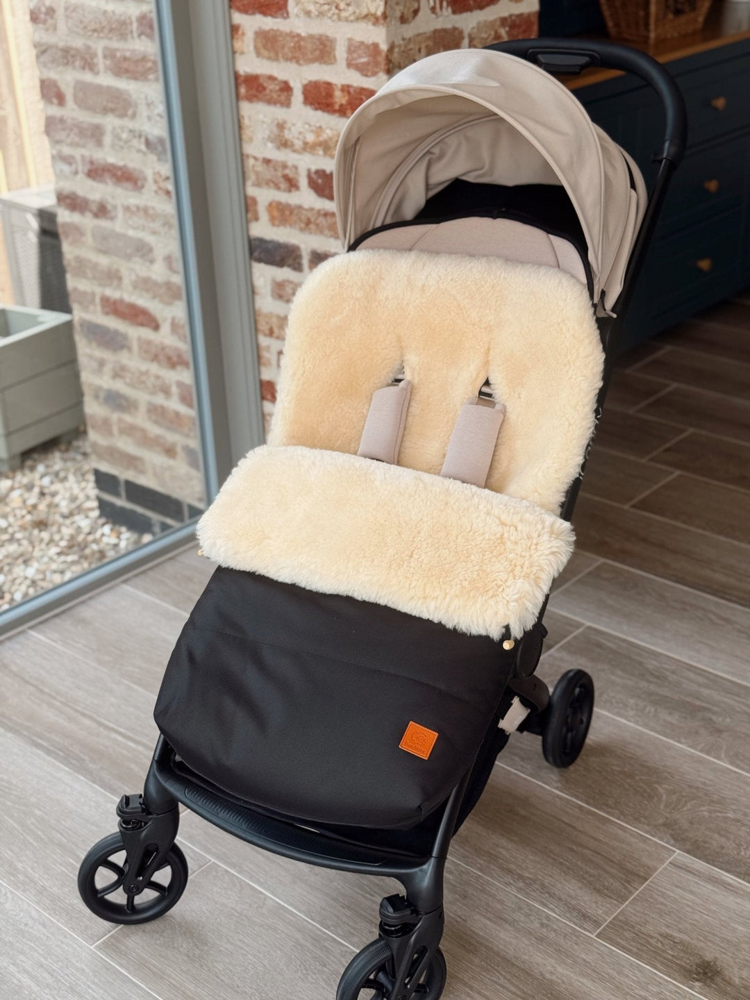Sheepskin Footmuff to fit the  iCandy Pip Pram