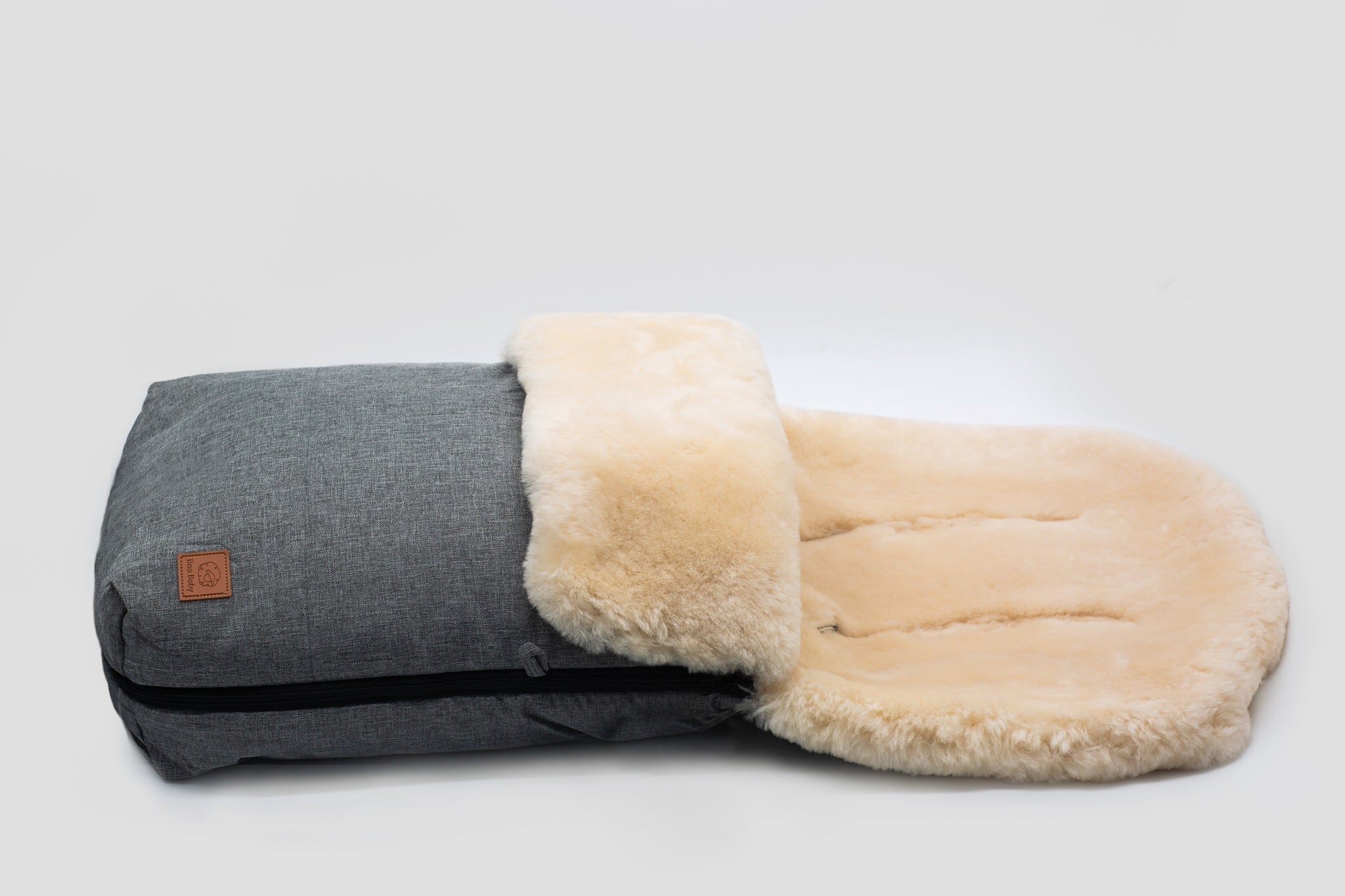 100% Natural Baby Pram Footmuff in Sheepskin 