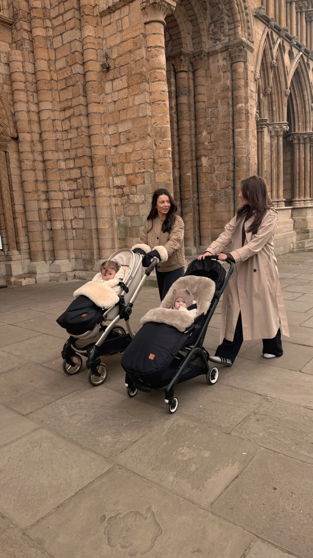 Sheepskin Pram footmuff collection