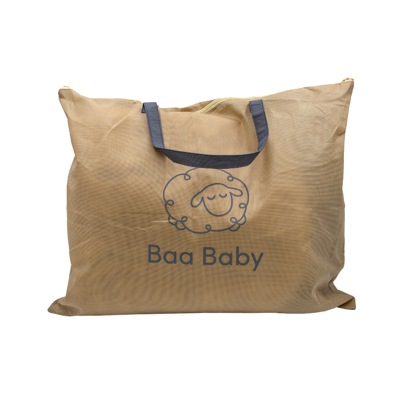 baa baby sheepskin footmuff packaging