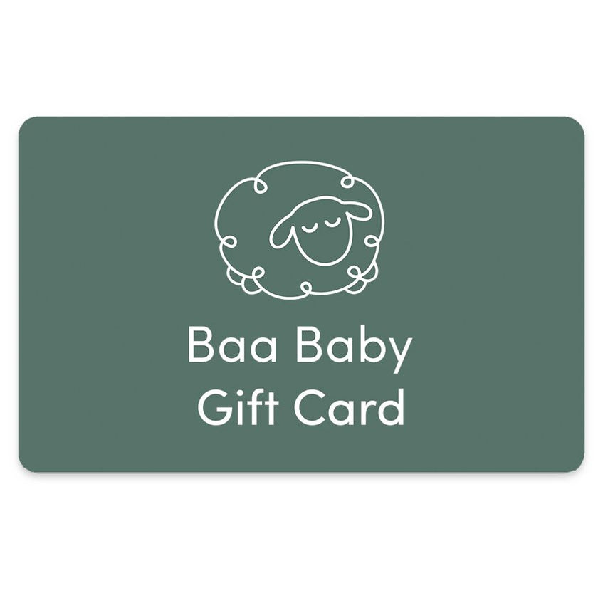 Sustainable Baby Shower Gift Card for Sheepskin Presents 