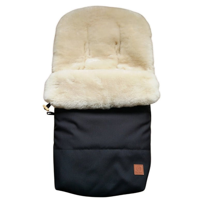 Merino lined sheepskin cosytoes and footmuff for a pram to keep baby warm in winter,  converts to a pram liner for the summer months
