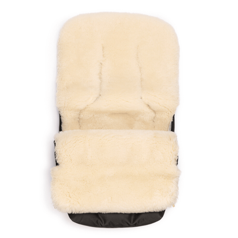 Sheepskin Lined pram footmuff 