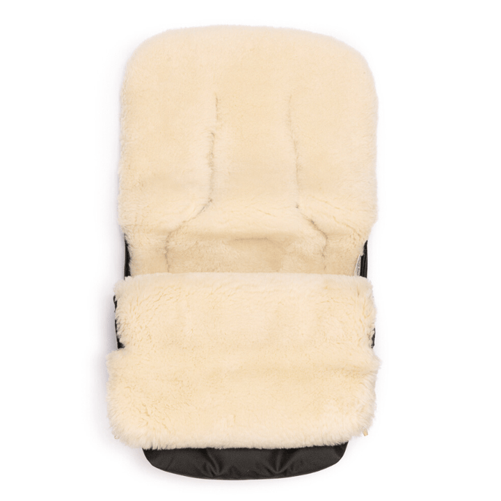 Sheepskin Lined pram footmuff 