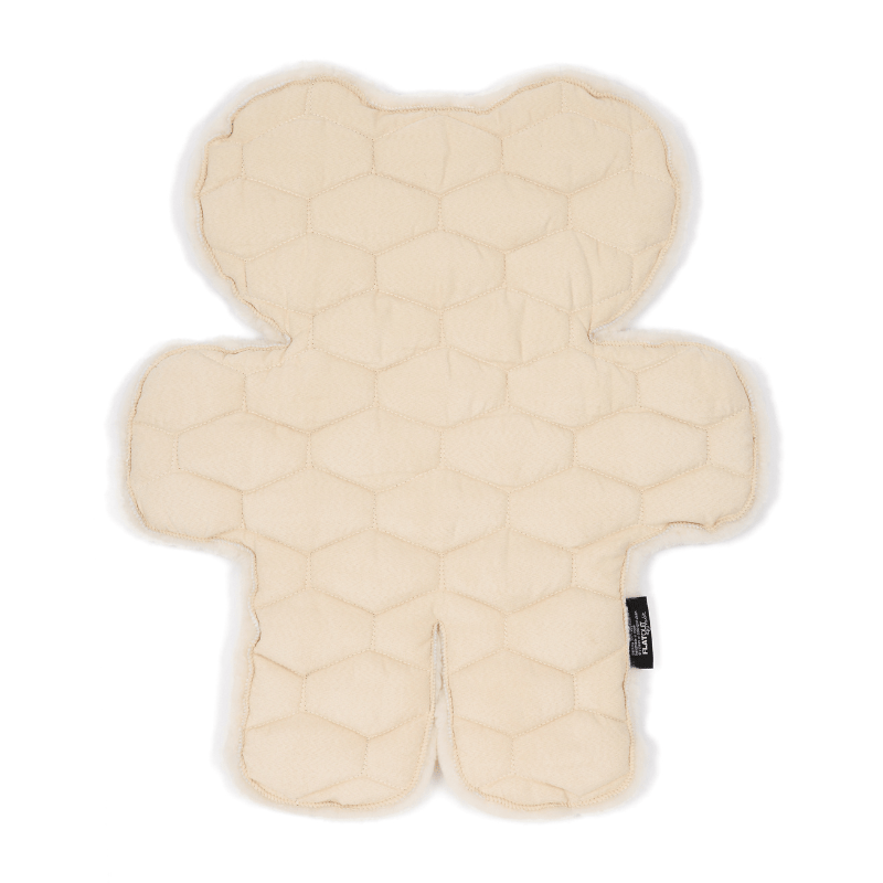 Baby on Australian Sustainable Lambskin Rug for Tummy Time and Sleep
