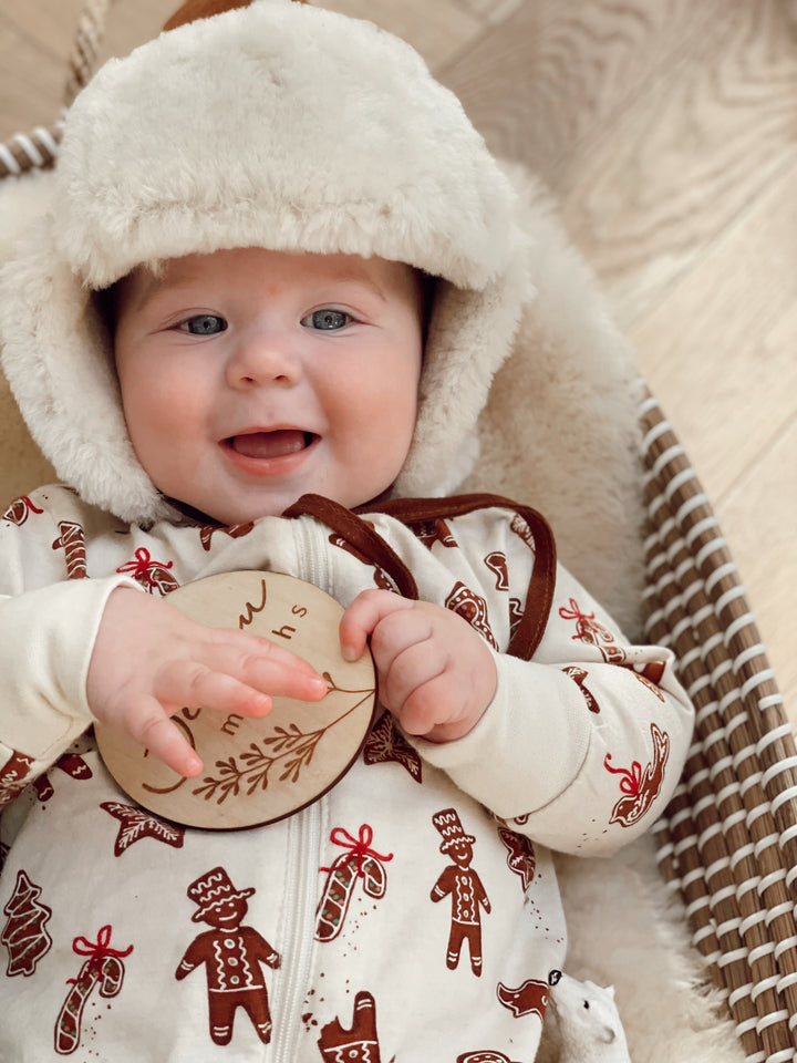 baby in bugaboo fox with premium sheepskin pram liner