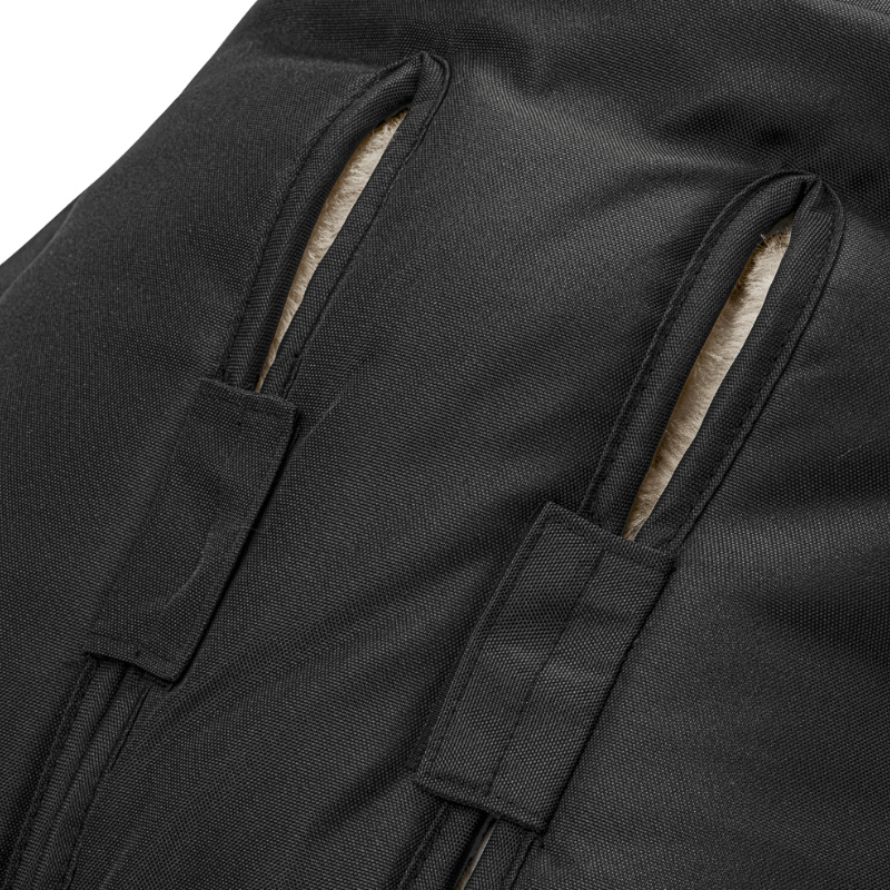 harness openings for 5 point and fixed harness prams