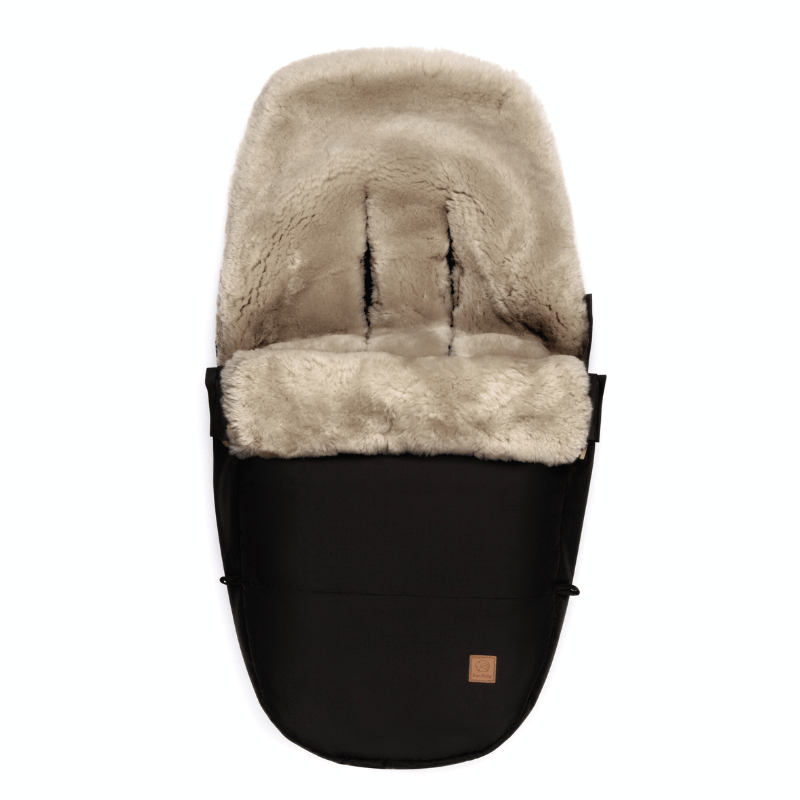 Baa Baby Luxe footmuff in a neutral brown colour