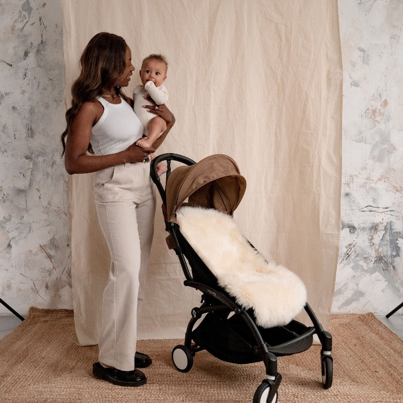Sustainably sourced sheepskin for pram liners