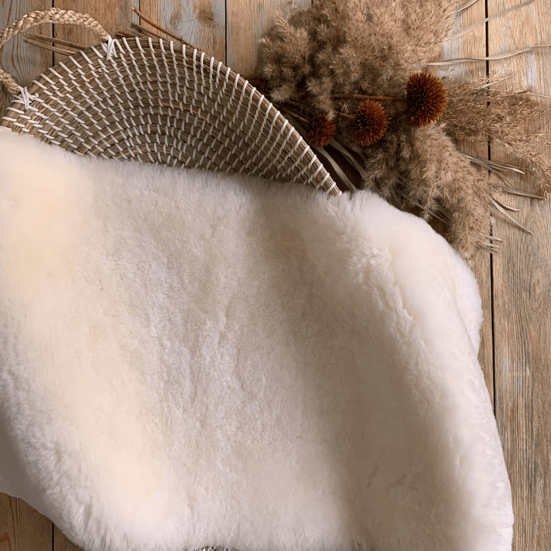 Baa Baby Milk Sheepskin Bassinet Carrycot Liner