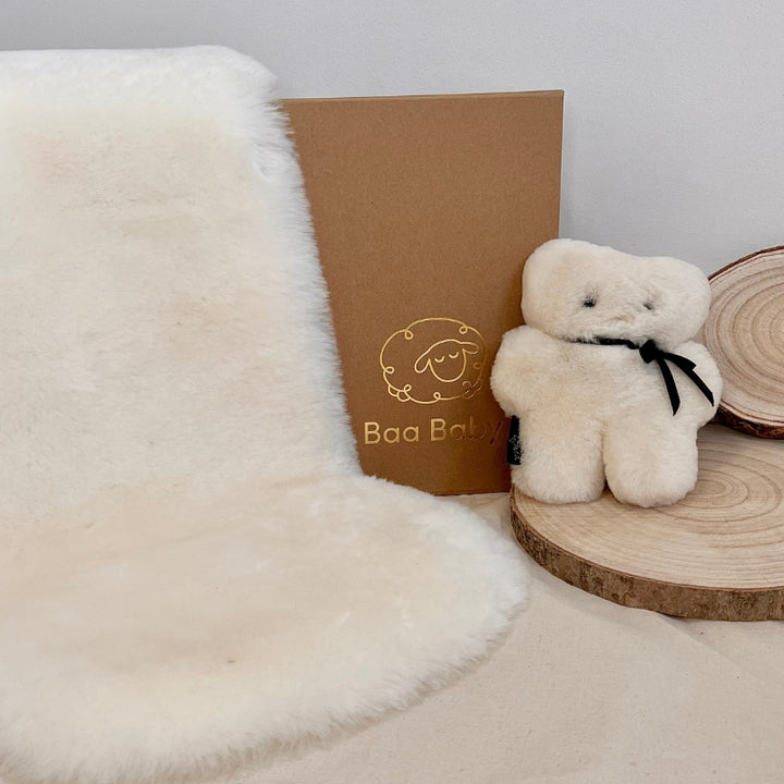 Luxury Ivory Sheepskin for Baby Gifting