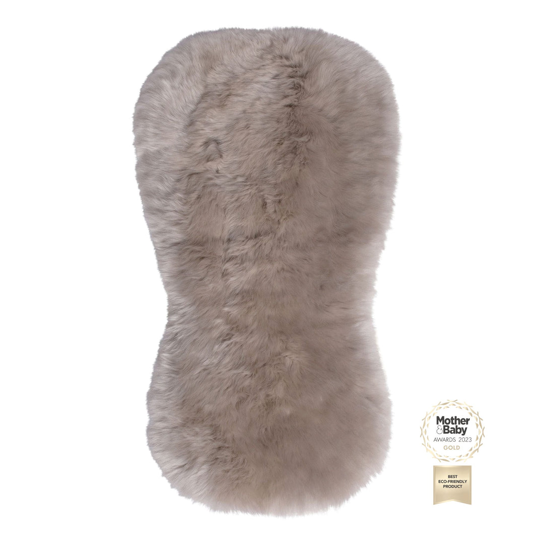Sustainable and Soft 100% Sheepskin Baby Safe Buggy Style Pale Brown Liner perfectly fitting the cybex