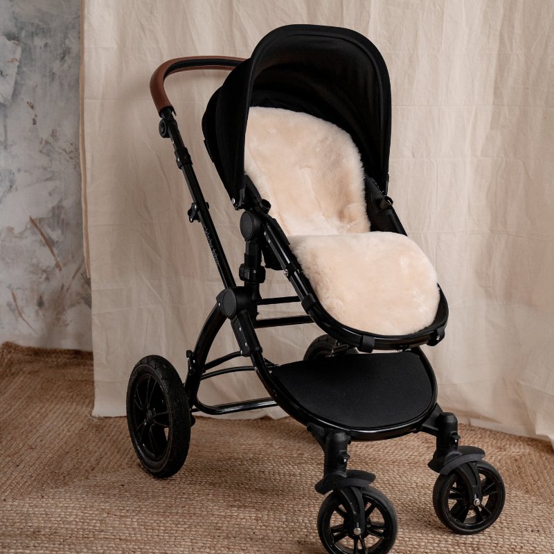Sheepskin Buggy Bugaboo™ Style Liner Milk Shorn Hair