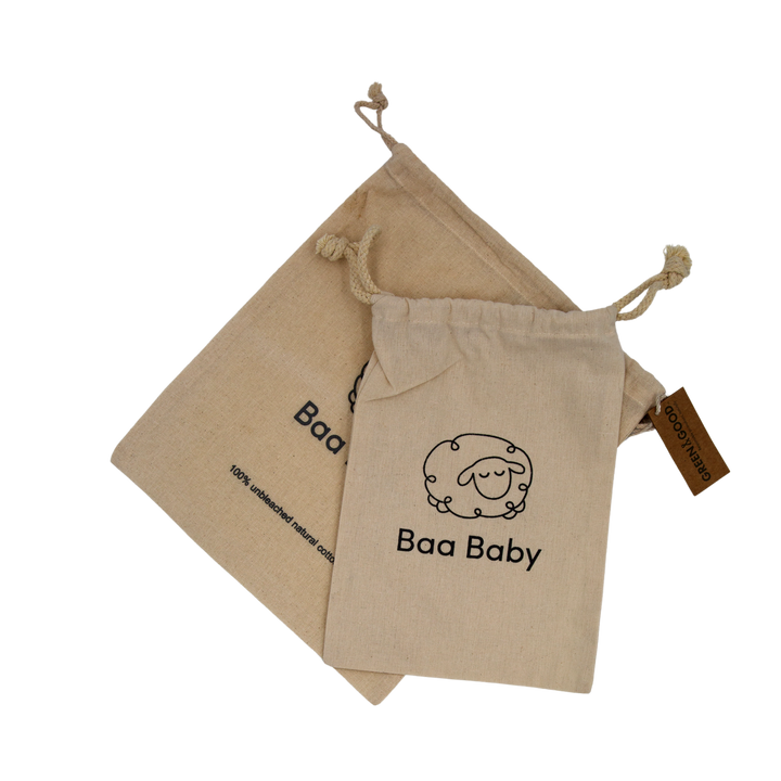 Complimentary Sustainable Cotton Drawstring Bag