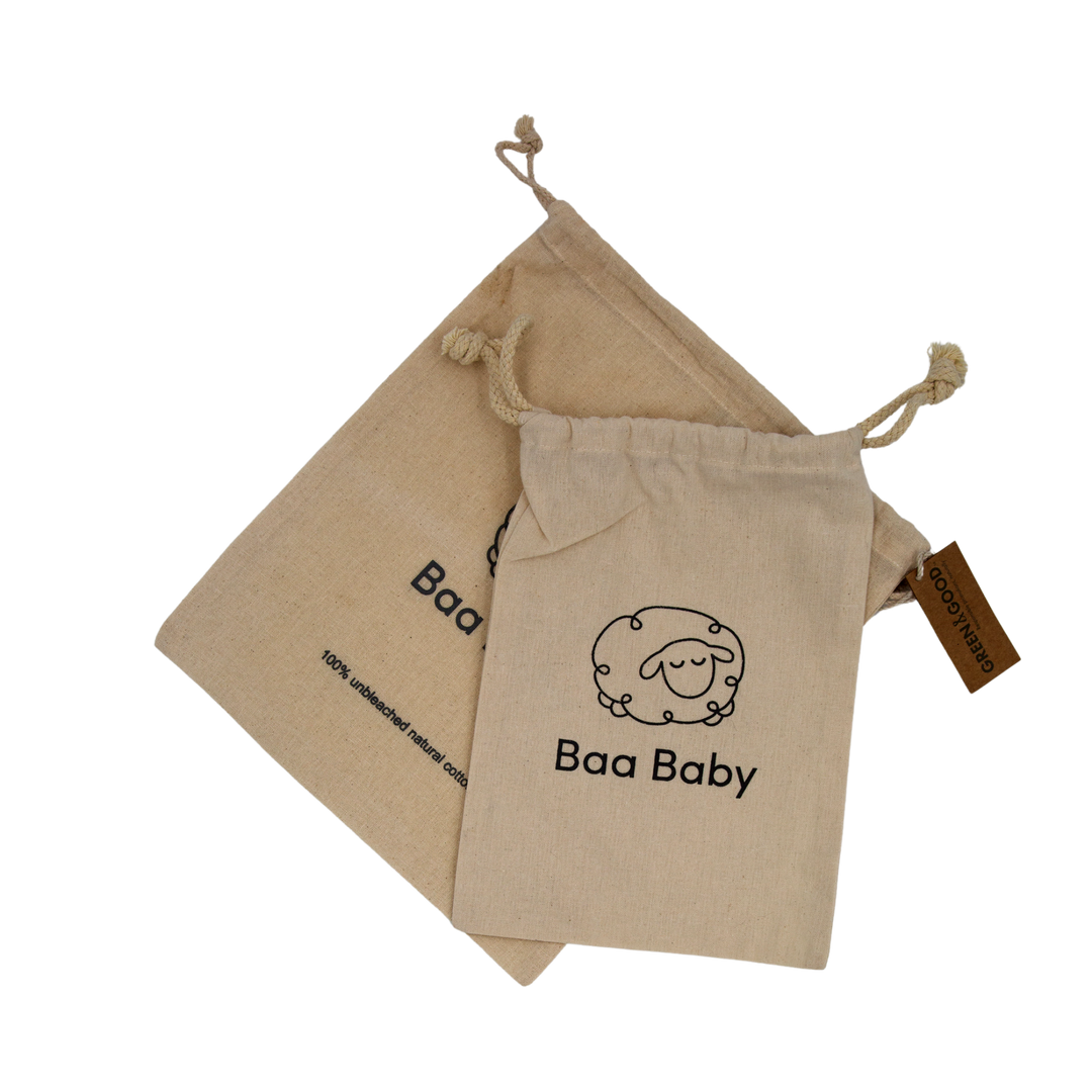 Complimentary Sustainable Cotton Drawstring Bag