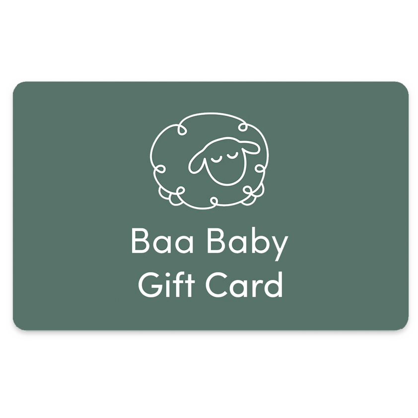Sustainable Baby Shower Gift Card for Sheepskin Presents 