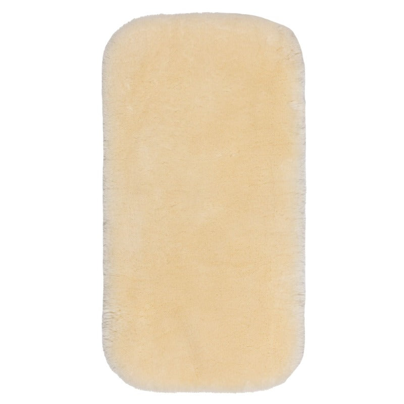 Breathable Temperature Regulating Honey Lambskin Bassinet Liner for Babies