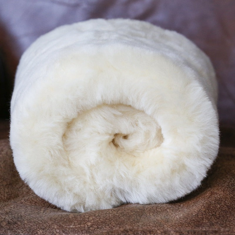 Bowron Shorn Lambskin Rolled to Show Dense Pile to Support Babies