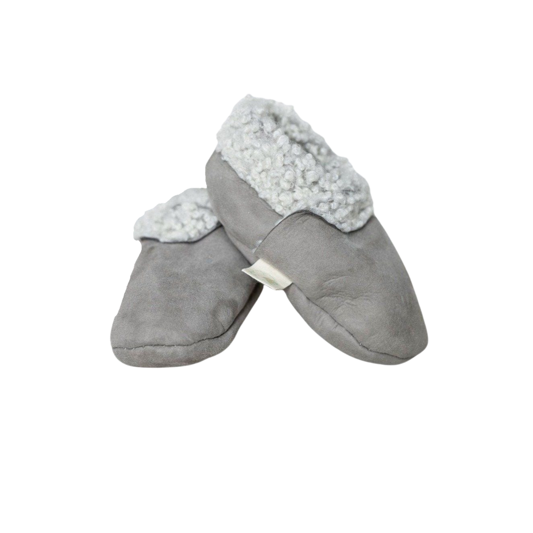 Sustainable Wriggleproof Nappa Soft Soled Sheepskin Booties for Baby