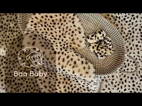 Sheepskin Buggy & Bugaboo™ Style Liner |  Leopard Shorn Hair