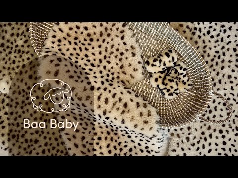 Sheepskin Buggy Style Liner |  Leopard Shorn Hair